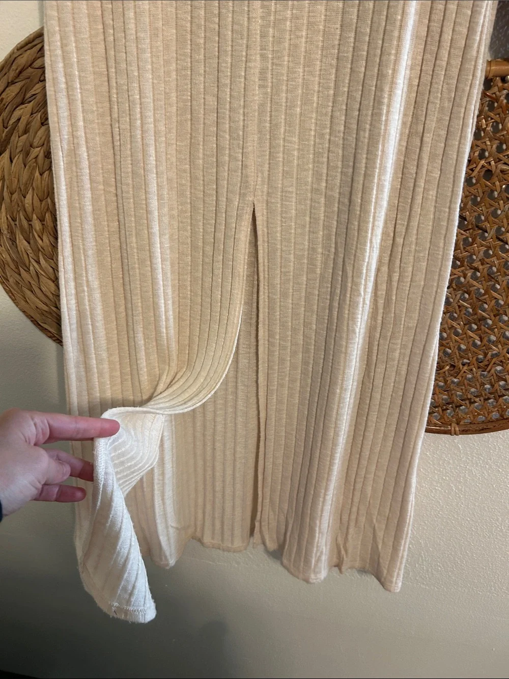 Free People Beach Ribbed Knit Maxi Skirt Size XS